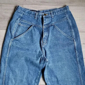 Lands' End Vintage Bareback Tapered High Rise Jeans Size 14